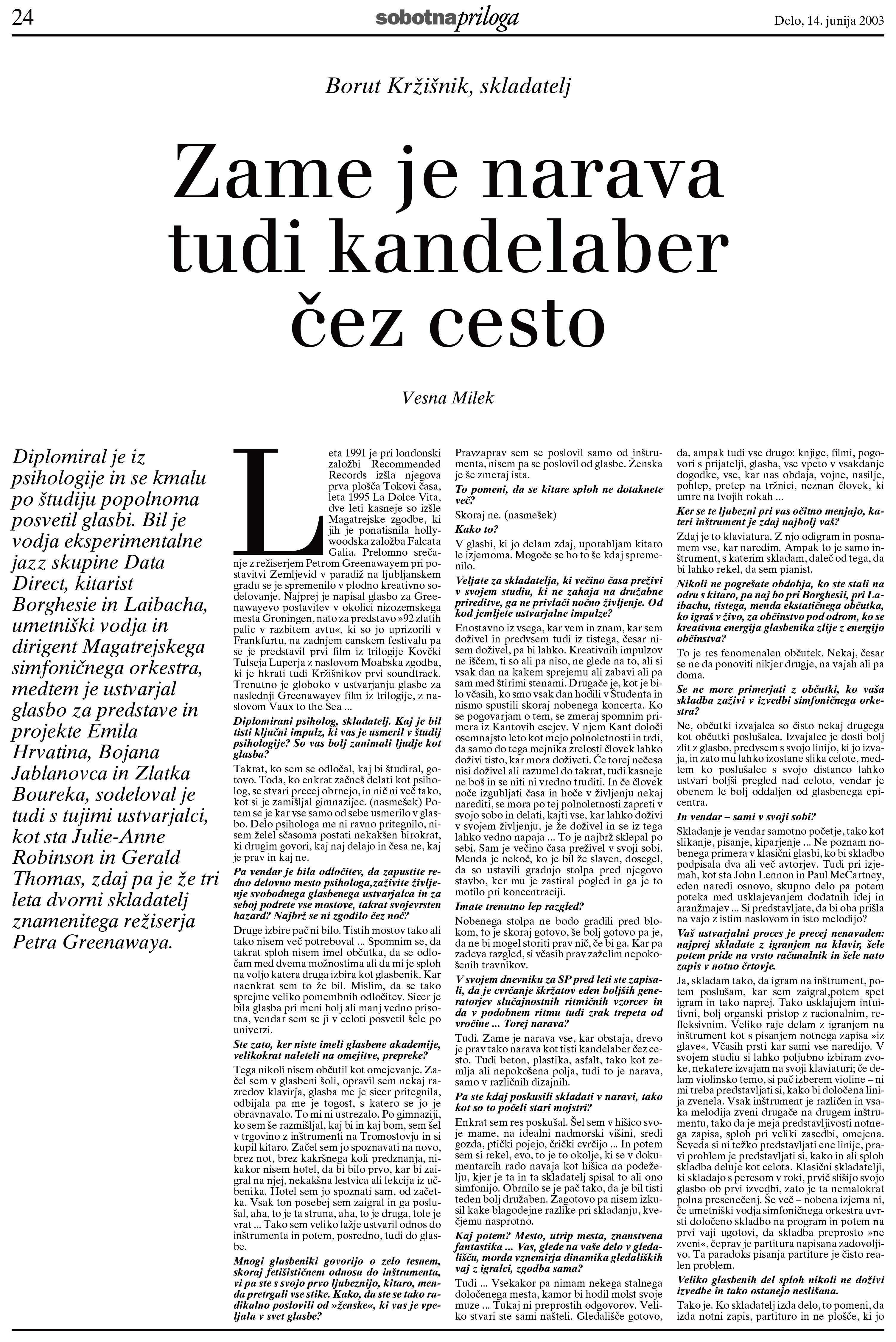 A Life in Suitcases - interview Delo SP 2003 p24