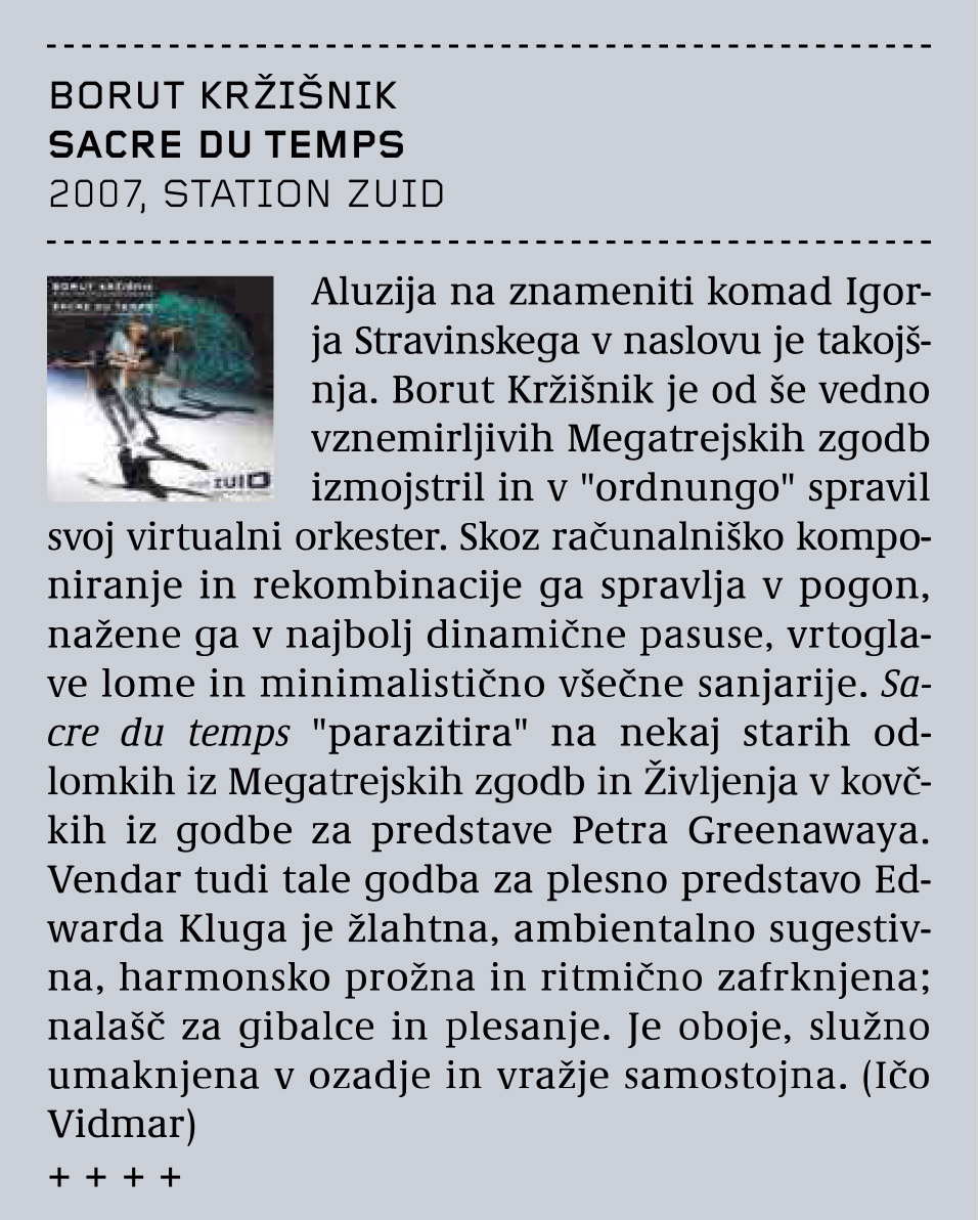 Mladina - review Sacre du Temps 2008